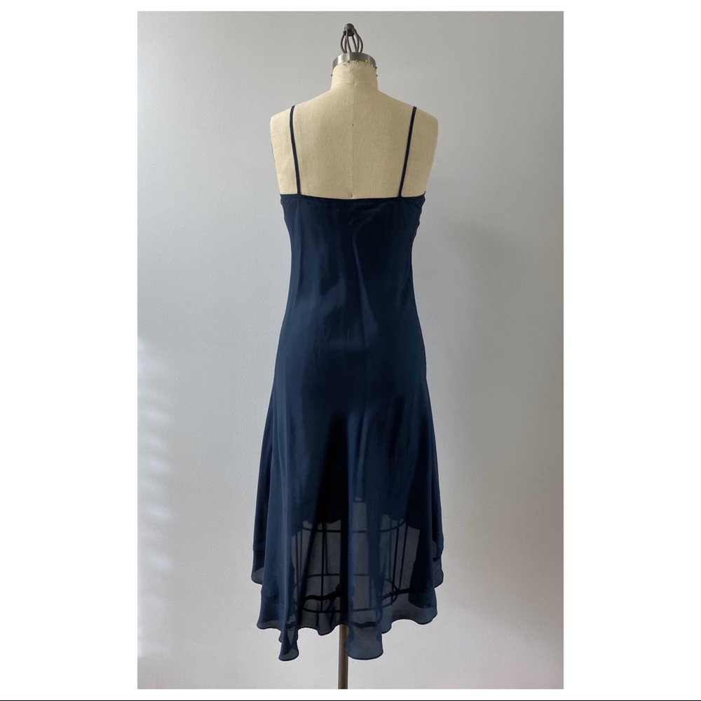 Charles & Victoria • silk ruffle dress • size: 4 - Picture 4 of 7